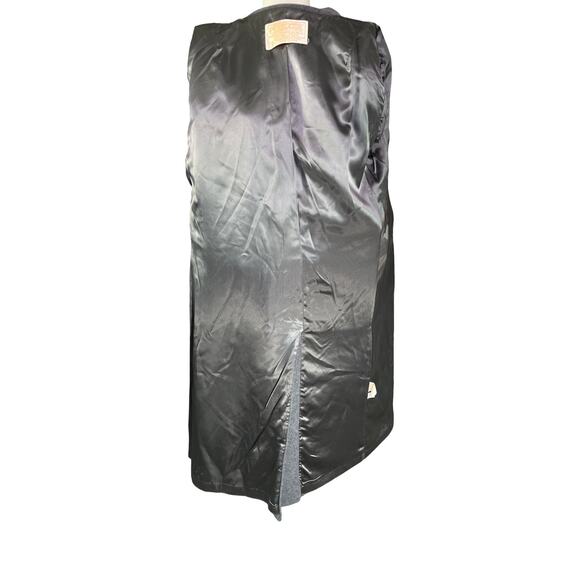 Pendleton 100% Virgin Wool Long Double-Breasted Coat Gray Size Women's 8 USA - Picture 9 of 10